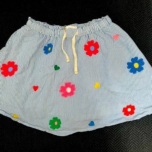 Mini Boden floral skirt kids size 11-12y